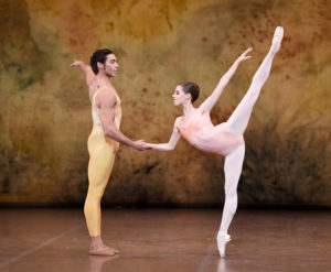 BA BEGEGNUNGEN Initialen R.B.M.E. Ch. John Cranko Tänzer/dancers: Elisa Badenes, Jason Reilly © Stuttgarter Ballett 12.01.2018